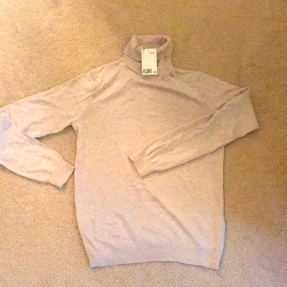 H&M basics beige tone knit